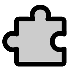 puzzle piece duotone