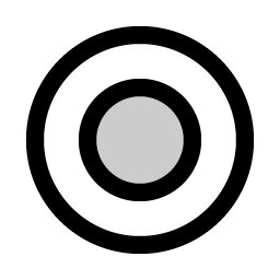 radio button duotone