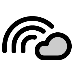 rainbow cloud duotone