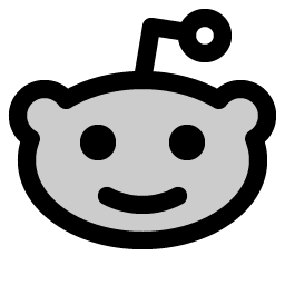 reddit logo duotone