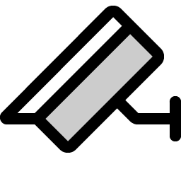 security camera duotone