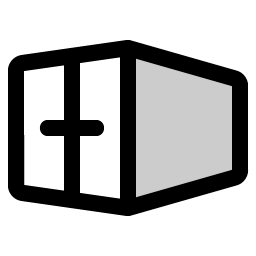 shipping container duotone