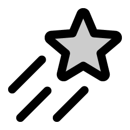 shooting star duotone