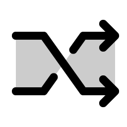 shuffle angular duotone