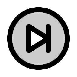 skip forward circle duotone