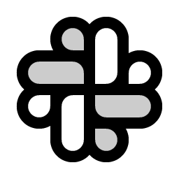 slack logo duotone