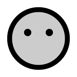 smiley blank duotone