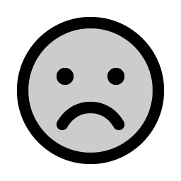 smiley sad duotone