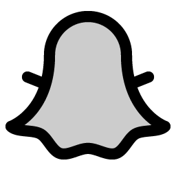 snapchat logo duotone