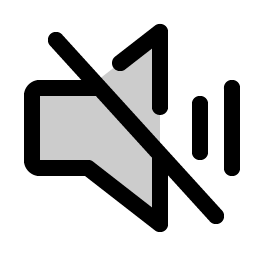 speaker simple slash duotone