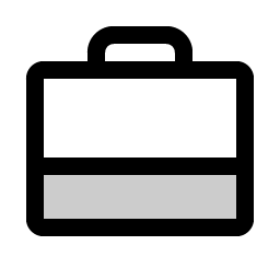 suitcase simple duotone