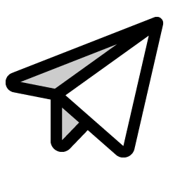 telegram logo duotone