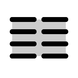 text columns duotone