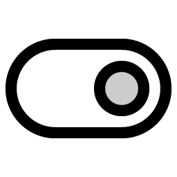 toggle right duotone