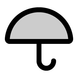 umbrella simple duotone