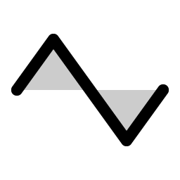 wave triangle duotone