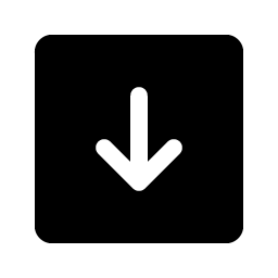 arrow square down fill