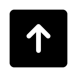 arrow square up fill