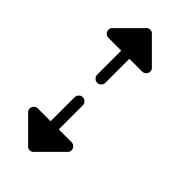 arrows out simple fill