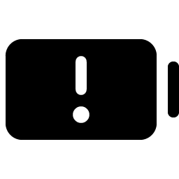 battery warning fill