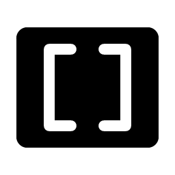 brackets square fill