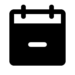 calendar minus fill