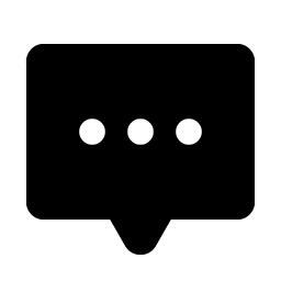 chat centered dots fill