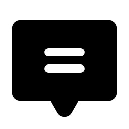 chat centered text fill