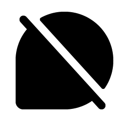 chat teardrop slash fill