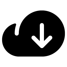 cloud arrow down fill