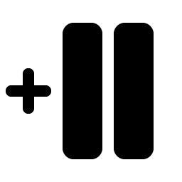 columns plus left fill