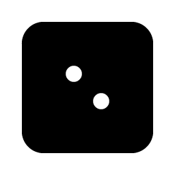 Dice Two Fill icon