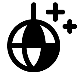 Disco Ball Fill icon