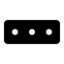 Dots Three Fill icon