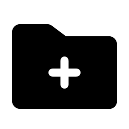 Folder Simple Plus Fill icon