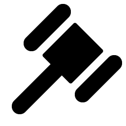 Gavel Fill icon