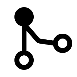 Git Merge Fill icon