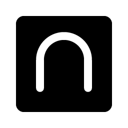 Intersection Fill icon