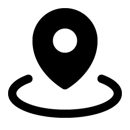 Map Pin Area Fill icon