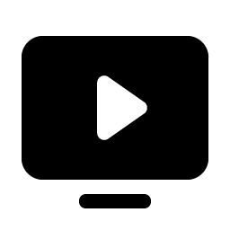 Monitor Play Fill icon