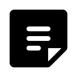 Note Fill icon