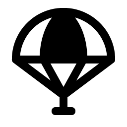 Parachute Fill icon
