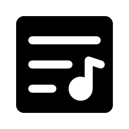 Playlist Fill icon - free SVG