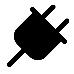 Plug Fill icon - free SVG