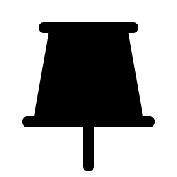 push pin simple fill