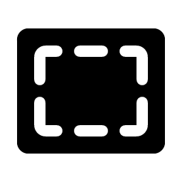 rectangle dashed fill