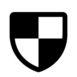 shield checkered fill