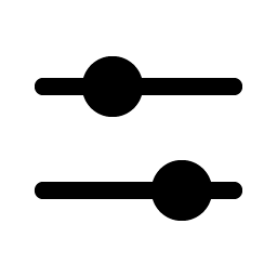 sliders horizontal fill