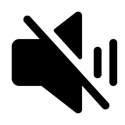 speaker simple slash fill