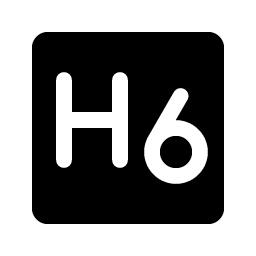 text h six fill